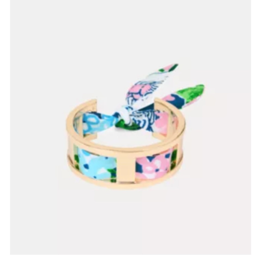 Lilly Pulitzer scarf bracelet